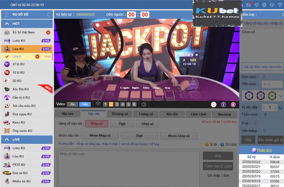 Live ku hấp dẫn bet thủ cùng MC xinh đẹp