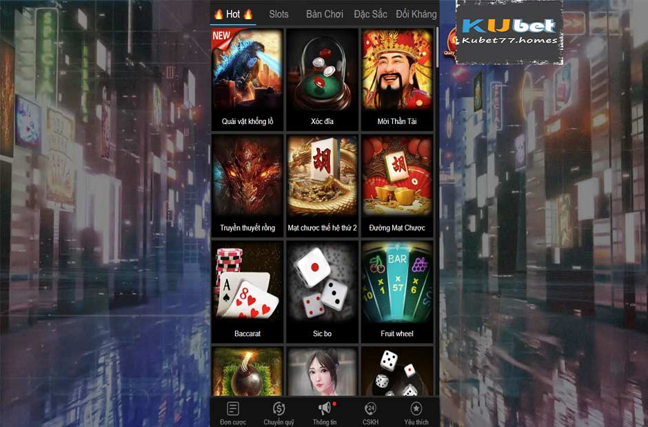 Đa dạng game nổ hũ tại nhà cái